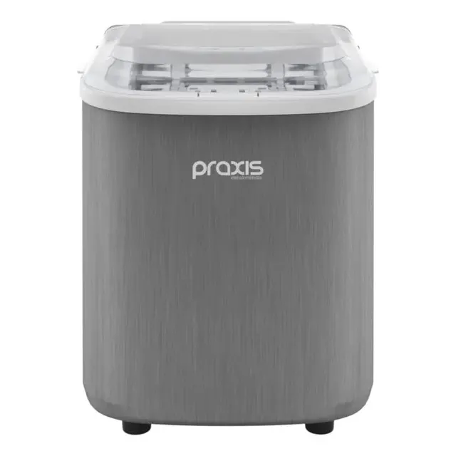 Máquina De Gelo Praxis Portátil 12kg/dia 112w Prata 127v
