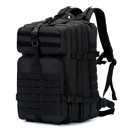 Mochila Tática Reforçada Militar Preto 50 litros Impermeável