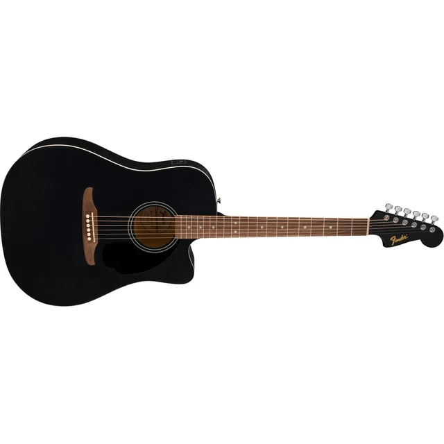 Violão Fender California Debut Redondo-ce 0974010506 Black Preto Destro Nogueira