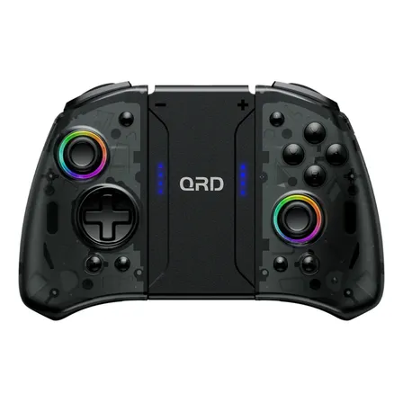 Qrd Stellar T5 Controle Sem Fio Preto Para Switch Lite Oled