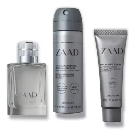 Zaad O Boticário Perfume Bálsamo E Antitranspirante