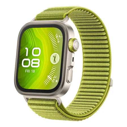 Smartwatch Huawei Watch Fit4 Pro Esportes Ao Ar Livre De Nível Profissional Mapa De Campos De Golfe Bateria Com Autonomia De Até 10 Dias Compatível Com Ios E Android Verde Cinza