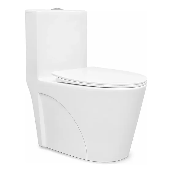 Vaso Sanitário Monobloco Barcelona Branco Completo com Caixa Acoplada Assento Soft Close Duplo Acionamento Dual Flush 3/6L Saída Vertical Cerâmica Premium Design Moderno Fácil Limpeza Stillus Home