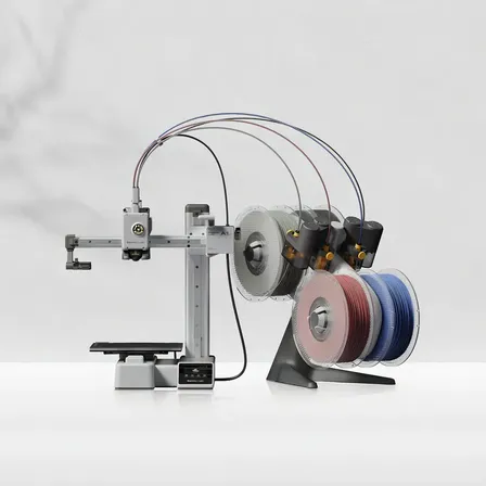 Impressora 3d Bambu Lab A1 Mini Combo Ams Lite Fdm Bivolt Prateado 220v