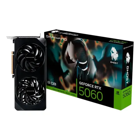 Placa De Vídeo Gainward Rtx 5060 Ghost 8gb Gddr7 Nvidia 128 Bit