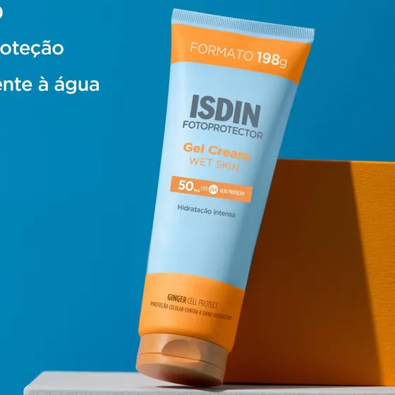 Protetor Solar Corporal Gel Cream FPS 50 198g Isdin