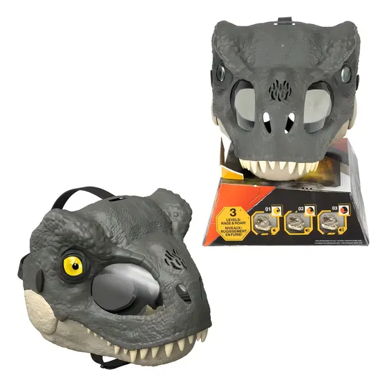Máscara De Olhos T-rex Led Rage N Roarjurassic World Rebirth