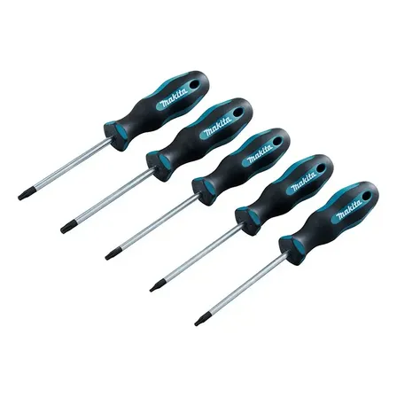 Conjunto De Chaves Manuais E-10534 5 Peças Makita Cor Azul-turquesa