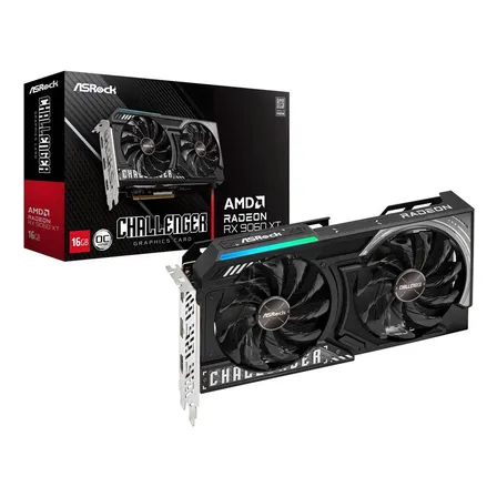 Asrock Rx 9060 Xt Placa De Vídeo Radeon 16gb Gddr6