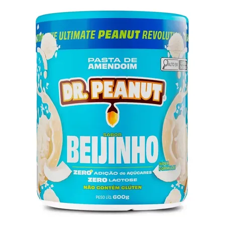 Pasta de Amendoim Dr. Peanut Gourmet Sabor Beijinho 600g