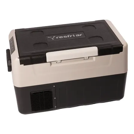 Geladeira Portátil 35l Resfriar Bluetooth Quadrivolt Controle Digital Branco