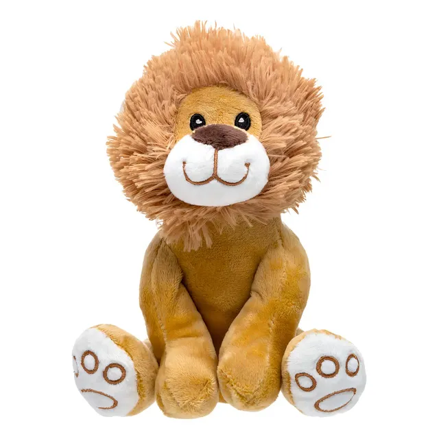 Pelúcia Infantil Bebê Meu Leãozinho P Safari 17cm Buba Marrom