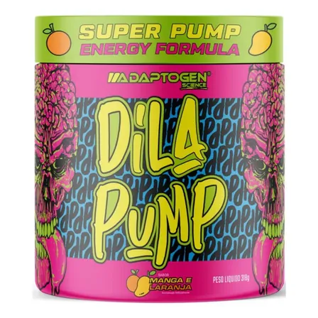 Pré Treino E Vasodilatador C/ Beta Dila Pump 318g Adaptogen Sabor Manga E Laranja