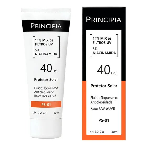 PRINCIPIA, Protetor Solar Facial PS-01 Fps 40, 40ml