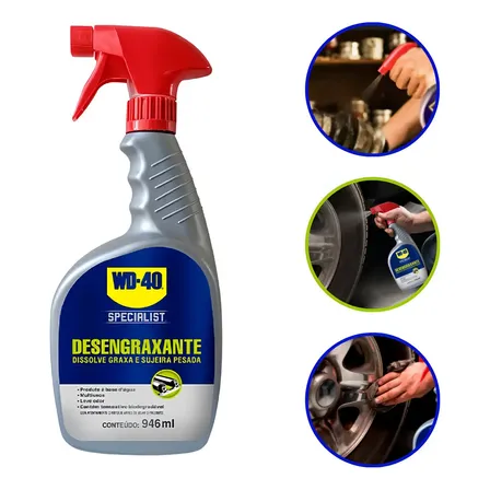 Desengraxante Spray Forte Wd-40 Specialist 946ml Para Limpeza Pesada
