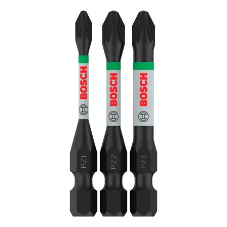Bit De Ponta Dupla Pro Impact Pz 1,2,3 2608521u57-000 Bosch
