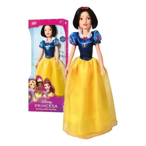 Boneca Branca De Neve 55cm Mini My Size Princesas Novabrink
