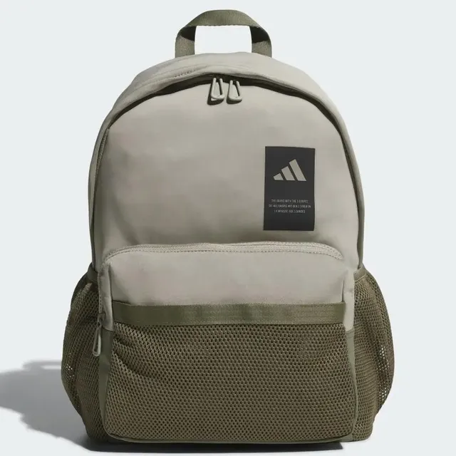 Mochila Must Haves Seasonal adidas Cor Verde / Silver Pebble Liso