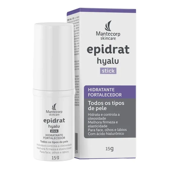 Hidratante Facial Em Bastão Skincare Epidrat Hyalu Stick 15g Mantecorp