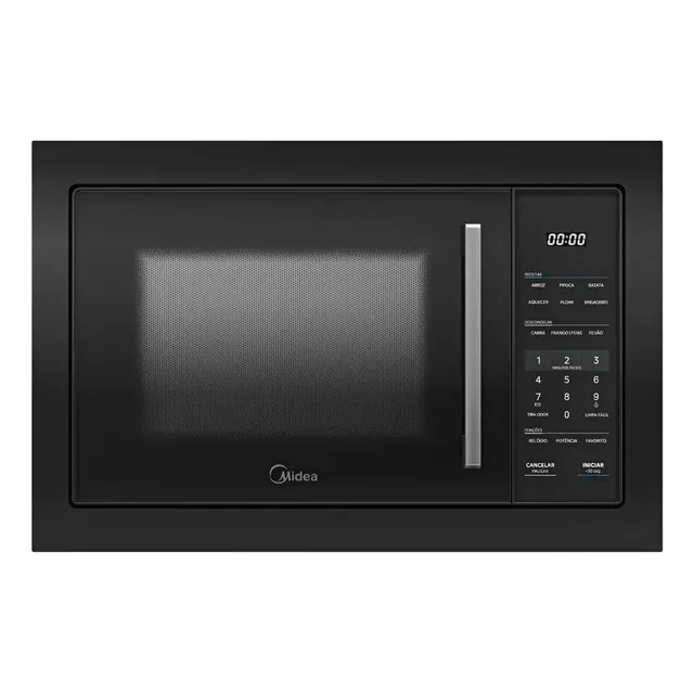 Micro-ondas De Embutir 35l Preto Midea Mgb35m1 127v