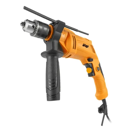Parafusadeira E Furadeira De Impacto 3/8 700w Com Empunhadura Auxiliar Amarela E Preta Amarelo 220v 60 Hz