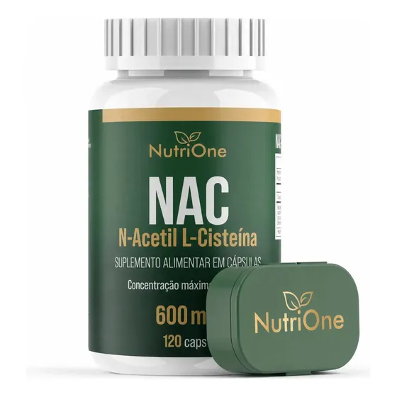 Nac N-acetil L-cisteína 600mg 120 Cápsulas - Nutrione