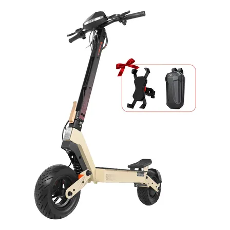 Honeywhale H4 Patinete Elétrico Adulto, 2400w Scooter Eletrica, 75 Km De Autonomia, 70 Km/h Velocidade Máxima, Honey Whale Patinete Dobrável Com Bolsasuporte Para Celular, 150 Kg Carga Máxima Amarelo