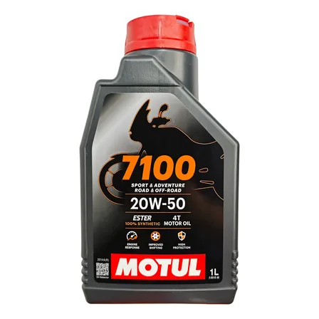 Óleo Para Motor De Moto Motul 7100 20w-50 4t 1l