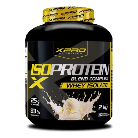 Whey Protein Iso Blend Complex 2kg Baunilha Zero Açúcar - XPro Nutrition