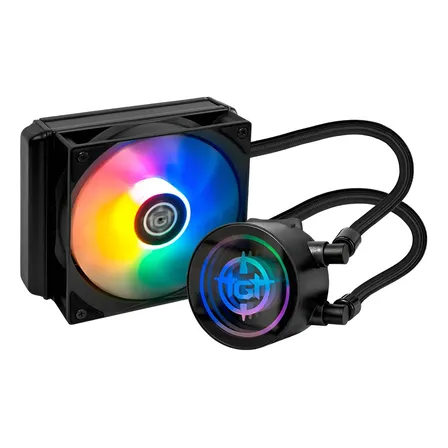 Water Cooler TGT Spartel V3 Preto Rainbow 120mm com TDP 200W