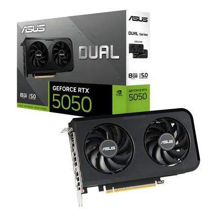 Placa De Vídeo Asus Rtx 5050 Dual 8gb Gddr6 128 Bits 2x Oc