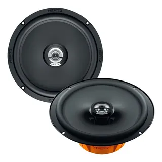 Par Alto Falante Coaxial 6 Polegadas Hertz Dcx 165.3 120rms Cor Preto