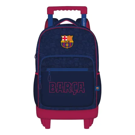 Mala Escolar Infantil Barcelona S - 16648 Com Rodas Xeryus Azul Time Barcelona