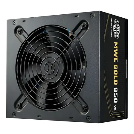 Fonte 850w Cooler Master Mwe Gold V3 Atx 3.1 Mpe-8506-acag-bbr Preto
