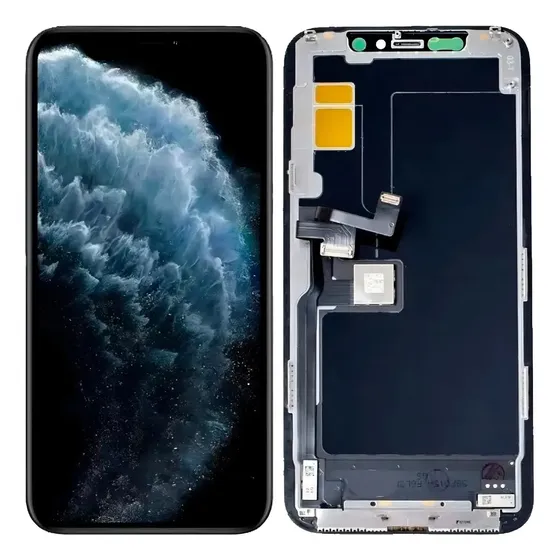 Tela Vivid Hd+ Compatível iPhone 11 Pro + Pelicula | A2160 A2215 A2217 | Módulo Display Frontal Touch Premium | Bry Preto