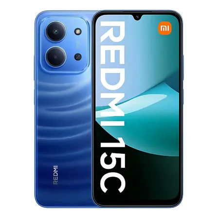 Câmera Redmi 15c 6.9 4G 256gb 8gb Hyperos 50mpx - azul