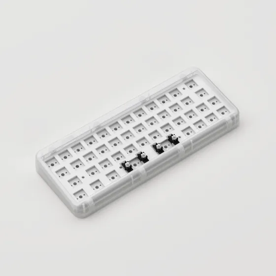 Teclado Mecanico Akko Acr Top 40 Qmk Branco Português Brasil