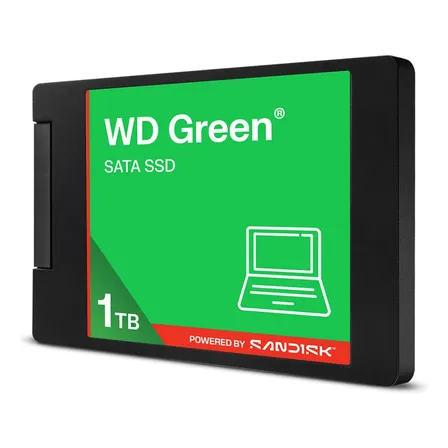 SSD Interno WD Green 1TB SATA III 2.5 7mm Leitura 545MB/s WDS100T5G0A