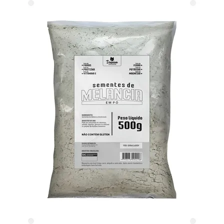 Farinha De Semente De Melancia 500g Produto 100% Natural