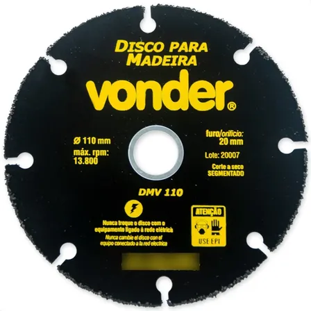 Disco Corte Tungstenio Madeira Pvc Mdf Piso Laminado 110mm