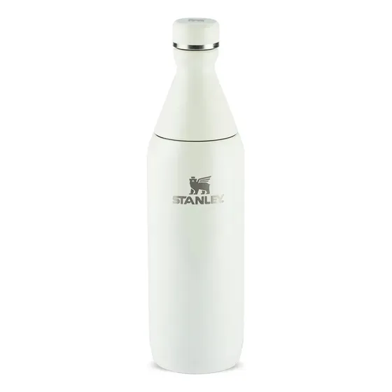 Garrafa Térmica Stanley Slim Bottle Cream Gloss 591ml Liso