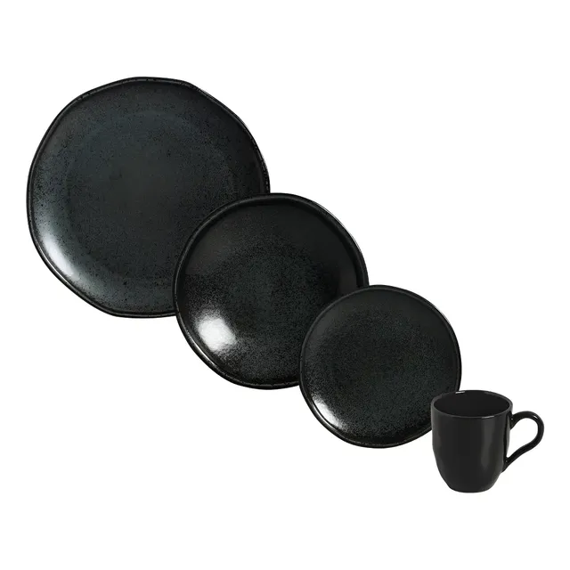 Aparelho De Jantar 16 Peças Daily Intense - Porto Brasil Cinza-escuro
