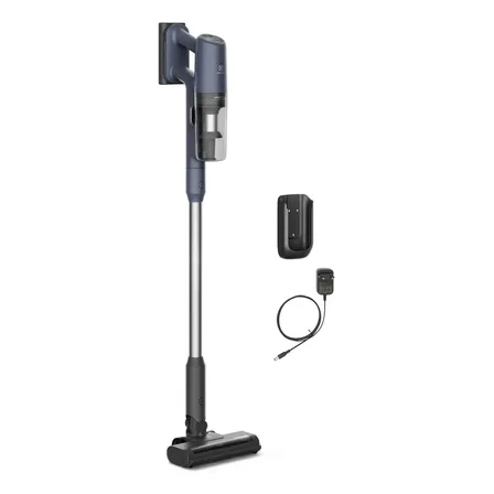 Aspirador De Pó Vertical Sem Fio 3 Em 1 Electrolux Ergorapido Experience Cyclonic Power 30 Min Azul Ptec101 Bivolt 127/220v