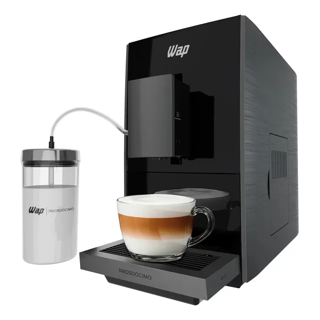 Cafeteira Espresso Automática Wap Aroma Wce19 Pressao 19 Bar Com Moedor de Grãos e Espumador de Leite 127V