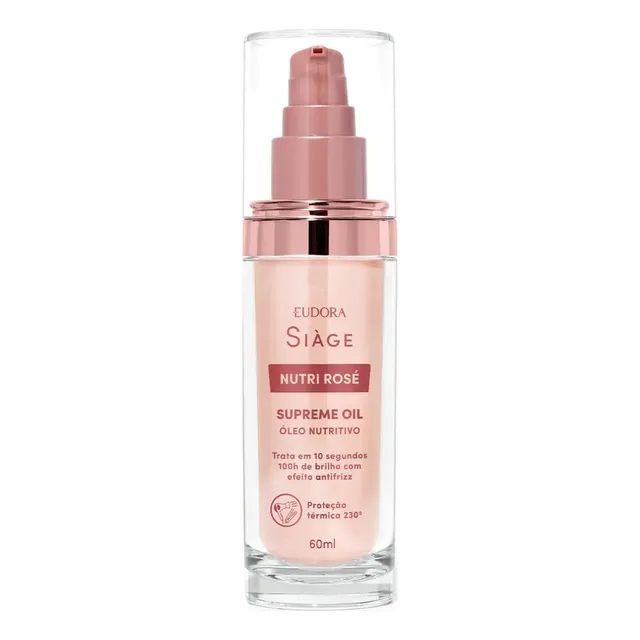 Supreme Oil Siàge Nutri Rosé 60ml - Eudora