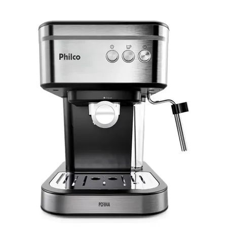 Cafeteira Expresso Philco Pcf04a 1,2l E Aquecedor De Xícaras preto