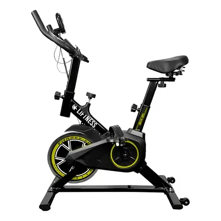 Bicicleta Ergométrica Spinning Sp50 Preto E Vermelho Cor Amarelo