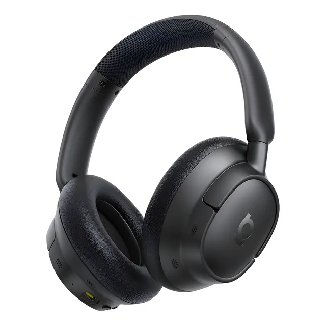 Headphone Baseus Bh1 Nc Bluetooth Com Cancelamento De Ruído Anc Cor Preto