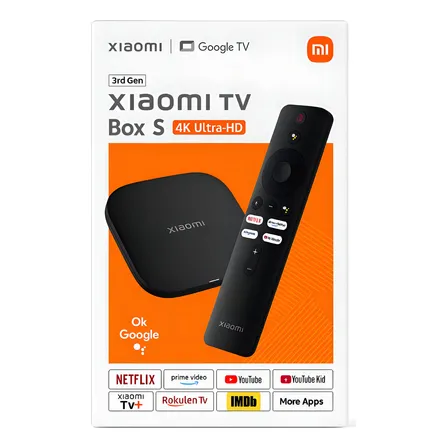 Mi Tv Box S Xiaomi Terceira Geração 4k Ultra Hd Bi Volt Cor Cor Branco Tipo De Controle Remoto Padrão