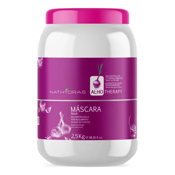 Máscara Capilar Linha Alho Therapy Nathydras Msa 2,5kg